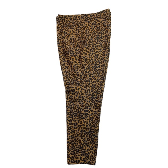 TIME and TRU Leopard Print Ankle Length Pants Sz 18 - Picture 4 of 8